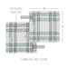 Pine Grove Plaid Fabric Pillow Cover 18x18