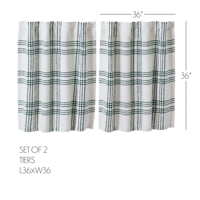 Pine Grove Plaid Tier Set of 2 L36xW36