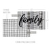 Sawyer Mill Black Family Pillow Cover 14x22