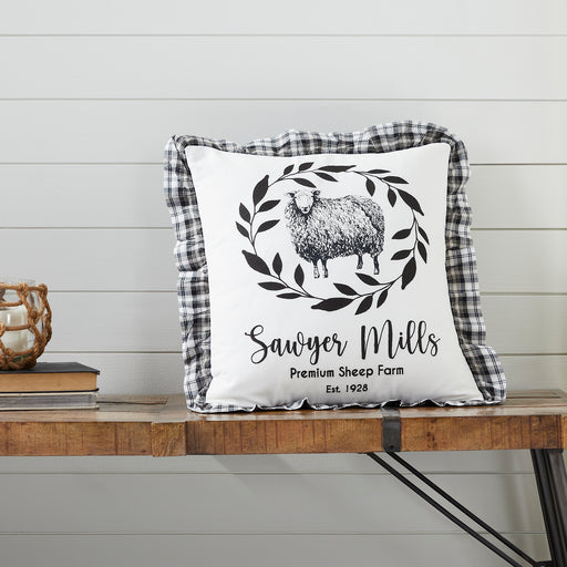 Sawyer Mill Black Sheep Pillow 18x18