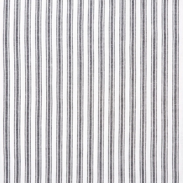 Sawyer Mill Black Ticking Stripe King Bed Skirt 78x80x16