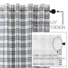 Sawyer Mill Black Plaid Panel Set of 2 84x40