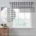 Sawyer Mill Black Plaid Valance 16x90