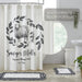 Sawyer Mill Black Sheep Shower Curtain 72x72