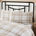 Wheat Plaid King Sham 21x37