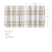 Wheat Plaid Tier Set of 2 L24xW36