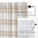 Wheat Plaid Valance 19x60