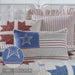 Celebration Patchwork Flag Pillow 14x22