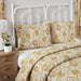 Dorset Gold Floral Standard Sham 21x27