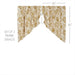 Dorset Gold Floral Prairie Swag Set of 2 36x36x18