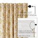 Dorset Gold Floral Swag Set of 2 36x36x16