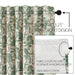 Dorset Green Floral Swag Set of 2 36x36x16