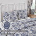 Dorset Navy Floral Standard Sham 21x27