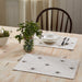 Embroidered Bee Placemat Set of 6 12x18