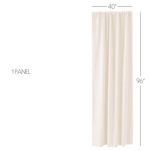 Simple Life Flax Antique White Panel 96x40