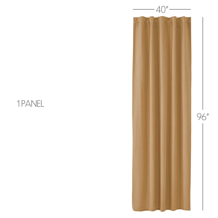 Simple Life Flax Khaki Panel 96x40