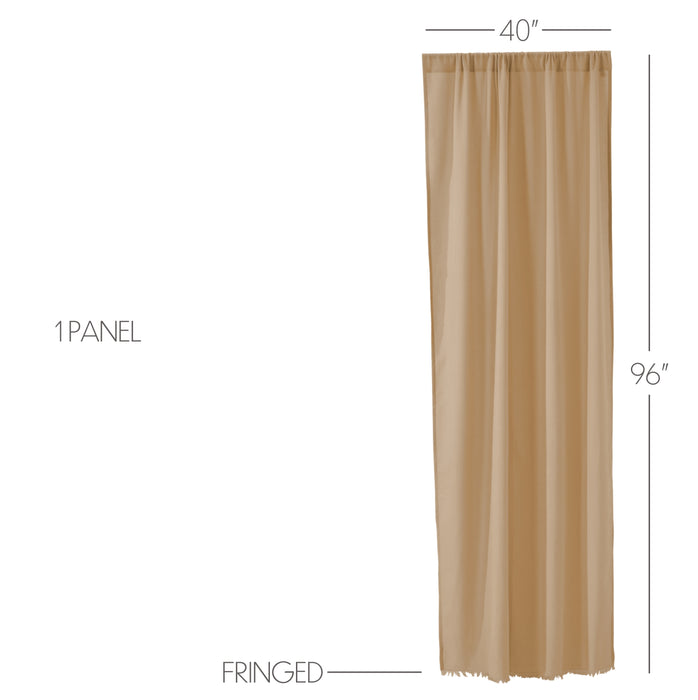 Tobacco Cloth Khaki Panel 96x40