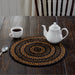 Black & Tan Jute Trivet 15