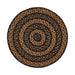 Black & Tan Jute Trivet 15