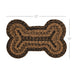 Black & Tan Indoor/Outdoor Medium Bone Rug 15x23