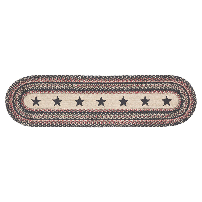 Colonial Star Jute Oval Runner 13x48