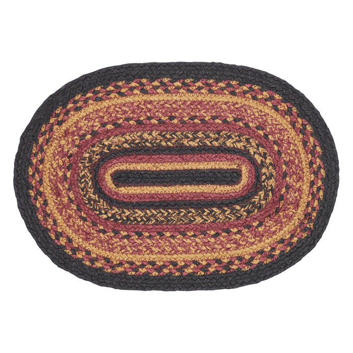 Heritage Farms Jute Oval Placemat 10x15