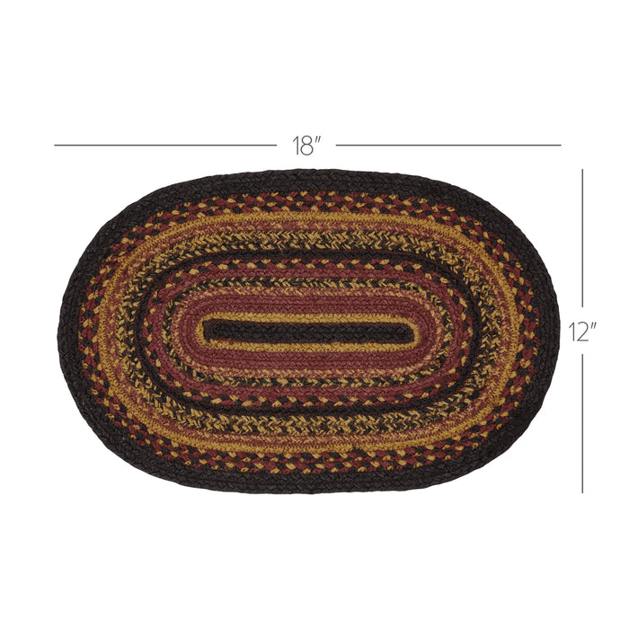 Heritage Farms Jute Oval Placemat 12x18