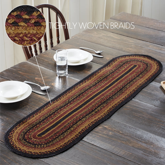 Heritage Farms Jute Oval Runner 13x48