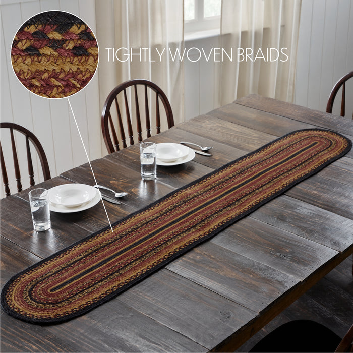 Heritage Farms Jute Oval Runner 13x72