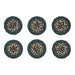 Pine Grove Jute Coaster Set of 6