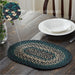 Pine Grove Jute Oval Placemat 10x15