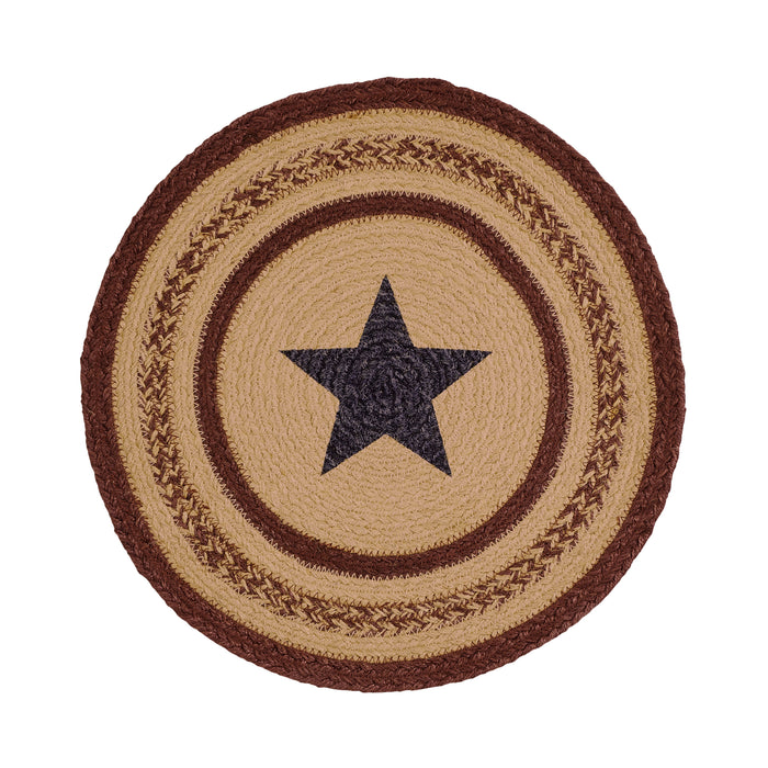 Potomac Jute Trivet Stencil Star 15