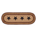 Potomac Jute Runner Stencil Stars 8x24