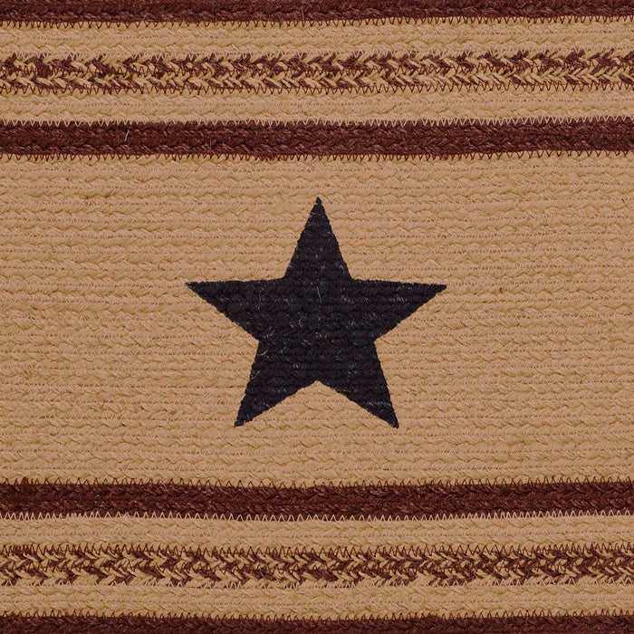 Potomac Jute Runner Stencil Stars 13x72