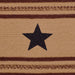 Potomac Jute Runner Stencil Stars 13x72