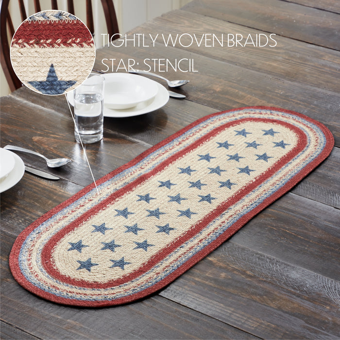 Celebration Jute Oval Runner 13x36