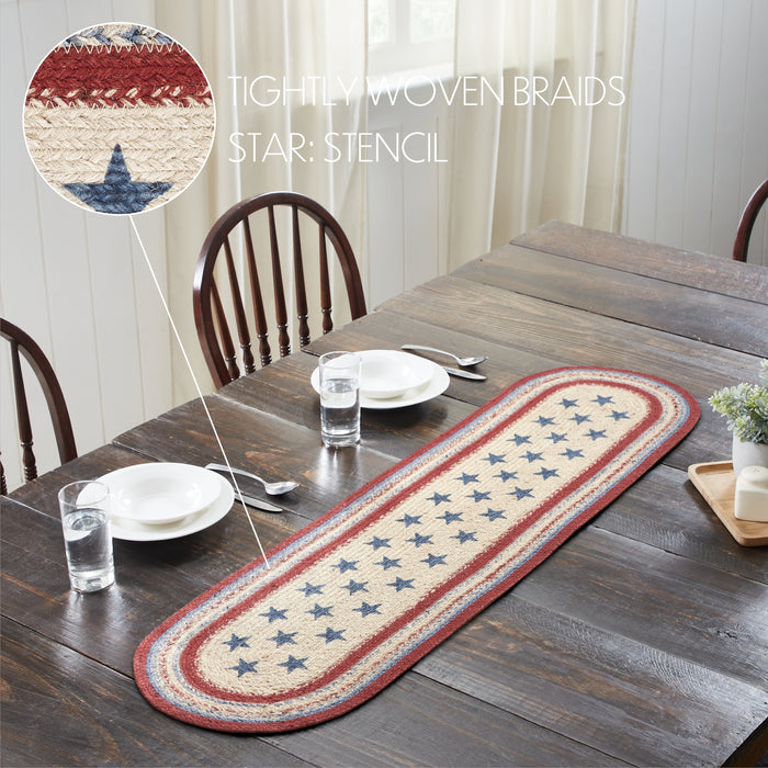 Celebration Jute Oval Runner 13x48