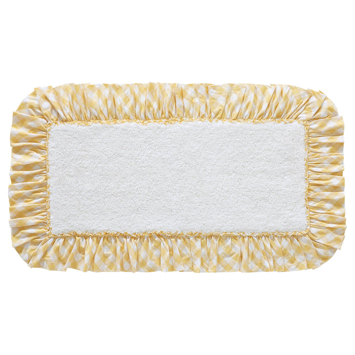 Annie Buffalo Yellow Check Bathmat 27x48