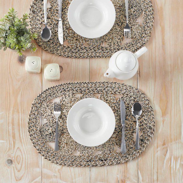 Celeste Blended Pebble Indoor/Outdoor Placemat 13x19