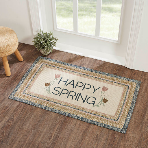 Kaila Happy Spring Jute Rug Rect w/ Pad 27x48