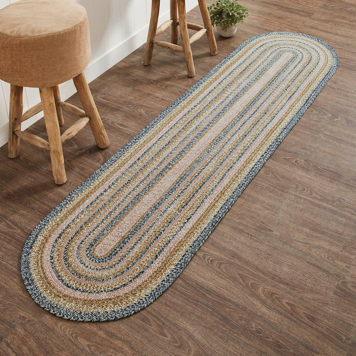 Kaila Jute Rug/Runner Oval w/ Pad 24x96