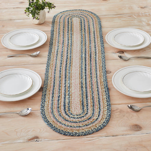 Kaila Jute Oval Runner 12x48