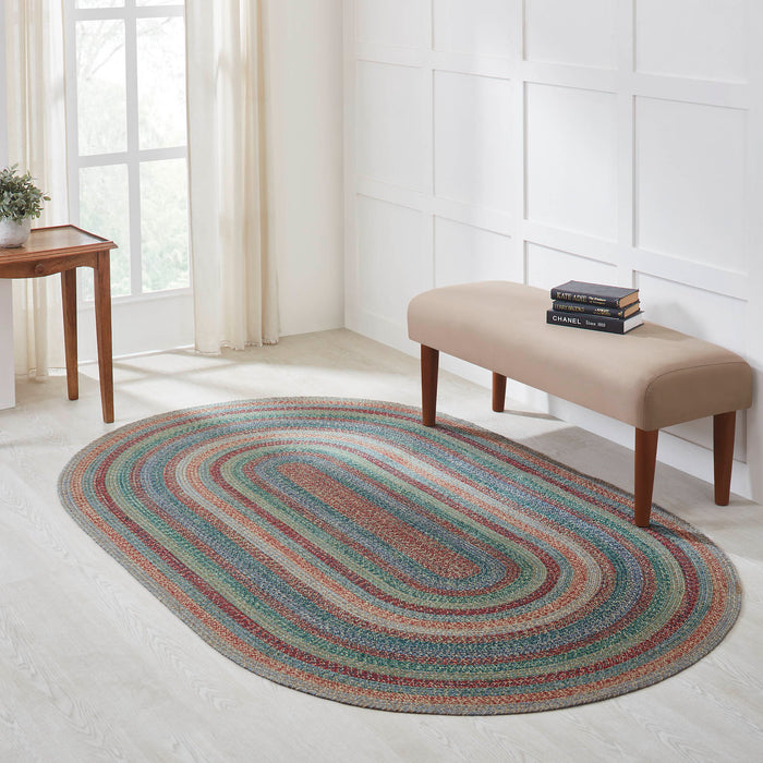 Multi Jute Rug Oval w/ Pad 60x96