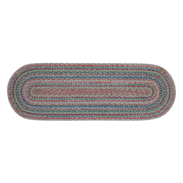 Multi Jute Oval Runner 8x24