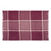 Eston Burgundy Tan Plaid Placemat Set of 2 13x19