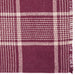 Eston Burgundy Tan Plaid Runner 12x36