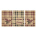 Connell Pinecone Plaid Tea Towel Set of 3 19x28