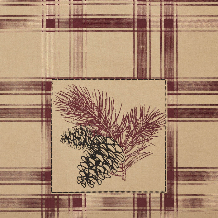 Connell Pinecone Plaid Tea Towel Set of 3 19x28