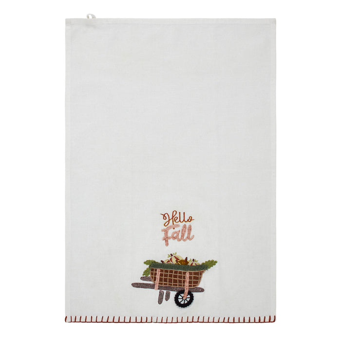 Hello Fall Tea Towel 19x28