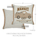 Harvest Market Fresh Picked Pumpkin Truck Pillow 18x18